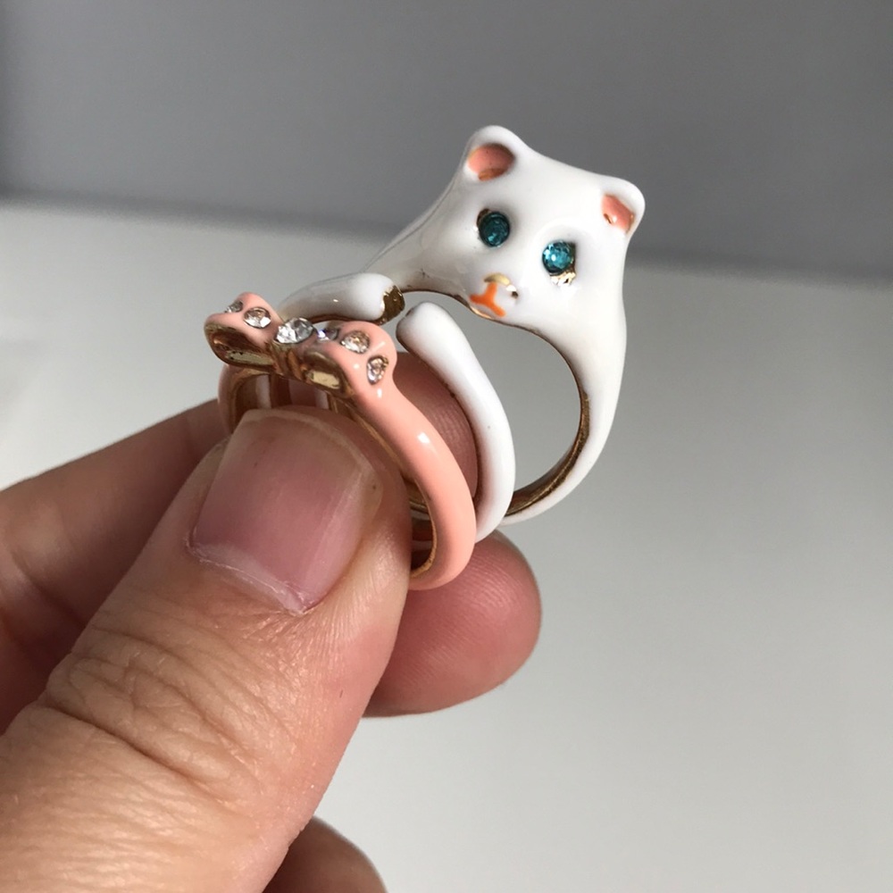 Stacking  cat ring - Picture 2 of 2